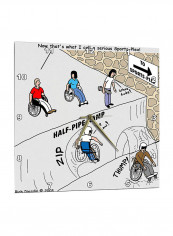 Wheeler Sports Plax Printed Wall Clock Multicolour 13 x 13inch