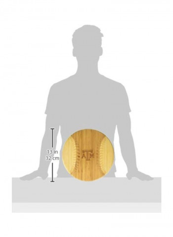 Wooden Cutting Board Beige 12x12x0.75inch