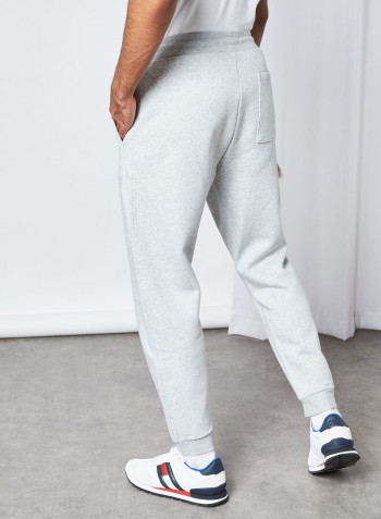 Contrast Pocket Sweatpants Lt Grey Htr / Multi