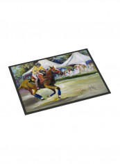 Polo At The Point Indoor/Outdoor Mat Multicolour 14 x 18inch