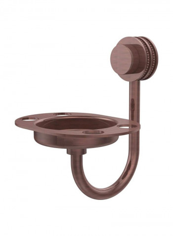 Tumbler And Toothbrush Holder Antique Copper
