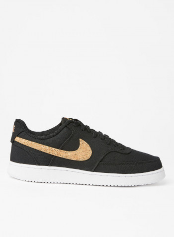 Court Vision Canvas Sneakers Black