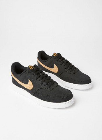 Court Vision Canvas Sneakers Black