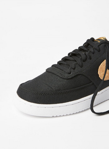 Court Vision Canvas Sneakers Black