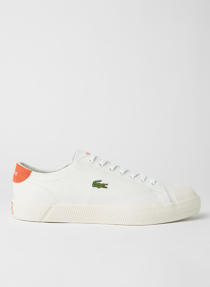 Gripstop Leather Sneakers White/Pink