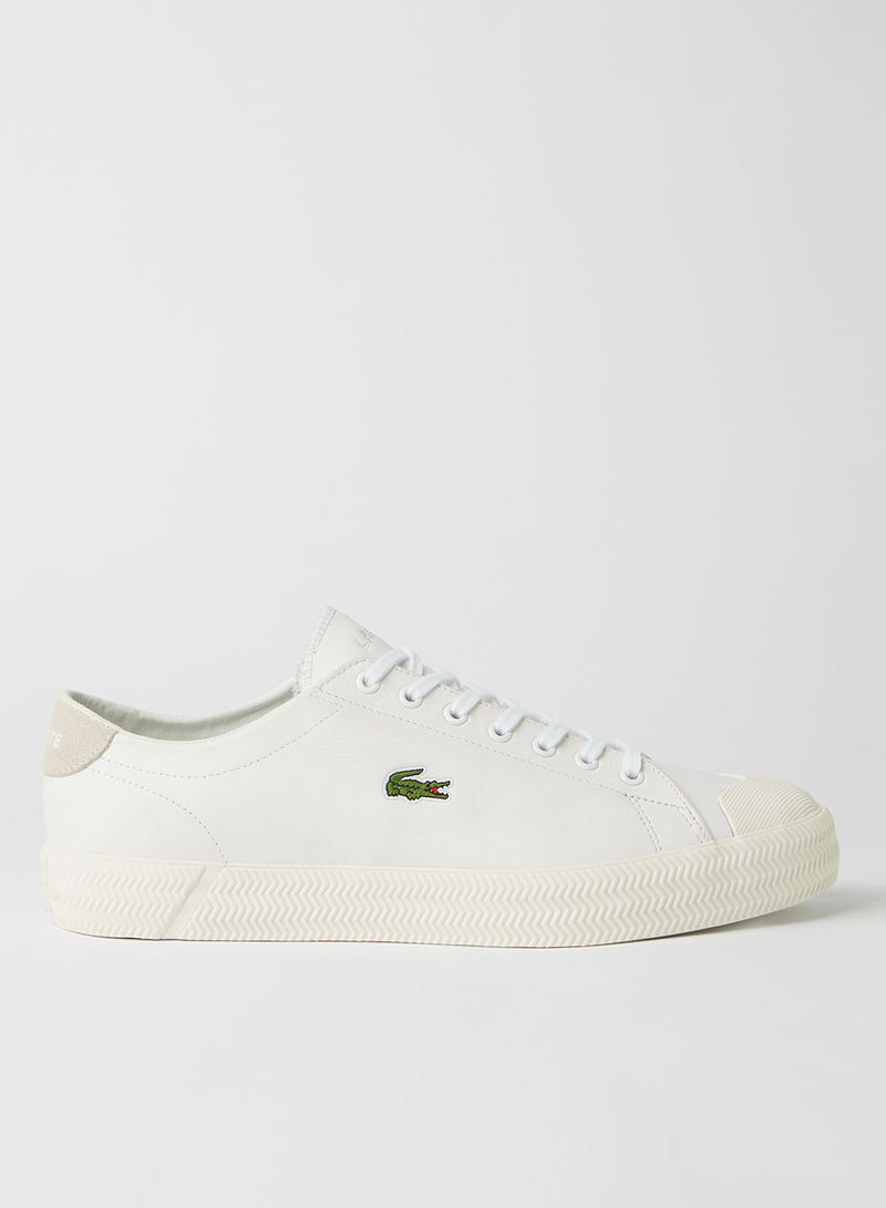 Gripstop Leather Sneakers White