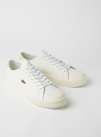 Gripstop Leather Sneakers White