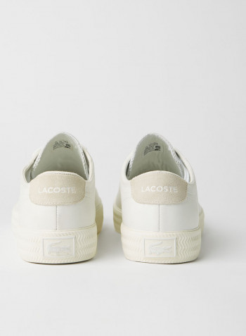 Gripstop Leather Sneakers White