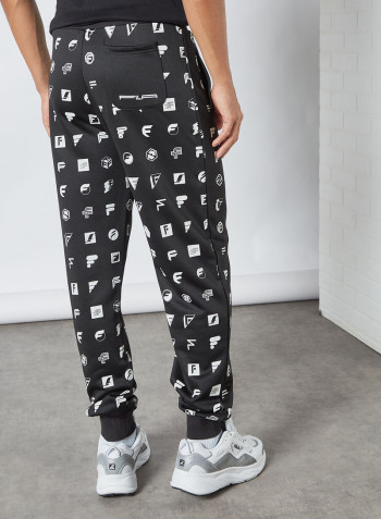 Monotone Icon Sweatpants Black