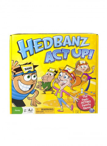 Hedbanz Act Up Board Game 6020334
