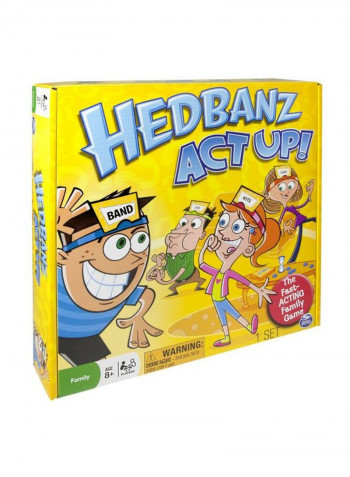 Hedbanz Act Up Board Game 6020334
