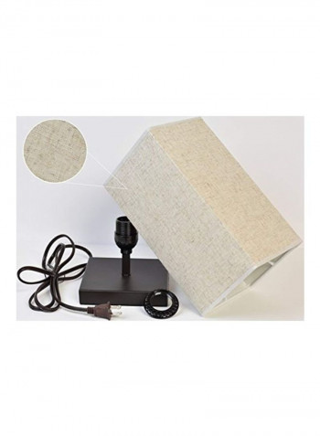 LED Table Lamp Beige 5.5x5.5x13inch