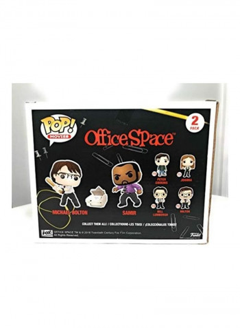 2-Piece Pop! Movies Office Space Michael Bolton And Samir Vinyl Figure Set