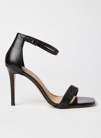 Afendaven Leather Sandals Black