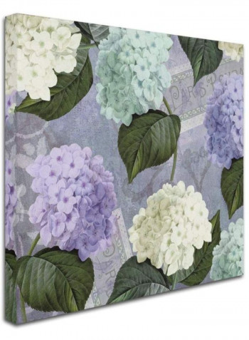 Hortensia Lavenders Canvas Wall Art Multicolour 14 x 14inch