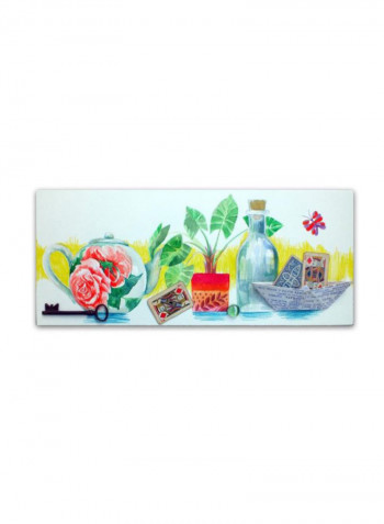 Nature Morte Canvas Wall Art Multicolour 8 x 19inch