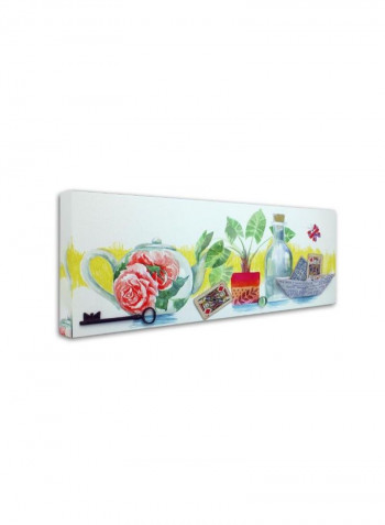 Nature Morte Canvas Wall Art Multicolour 8 x 19inch
