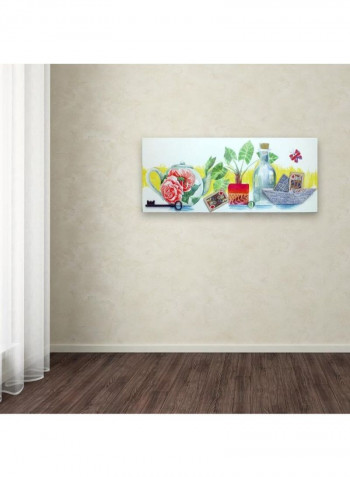 Nature Morte Canvas Wall Art Multicolour 8 x 19inch