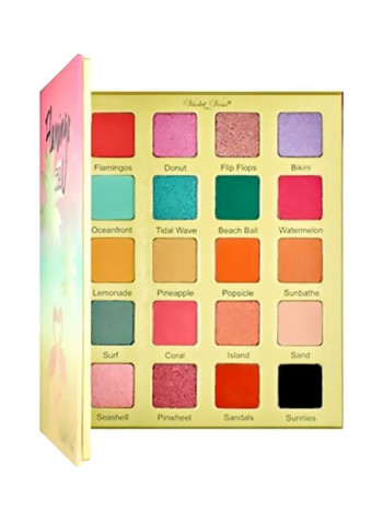 Flamingo Pro Eyeshadow Palette Multicolour