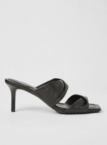 Galendra Heel Sandals Black