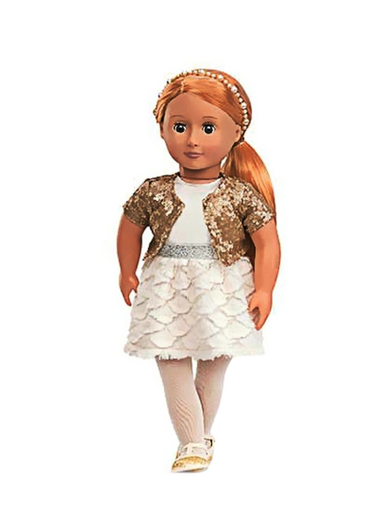 Holiday Doll Sequin Outfit 18inch