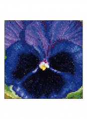 18-Piece Pansy VIII On Aida Cross Stitch Kit Blue/Black/White reviews 18-Piece Pansy VIII On Aida Cross Stitch Kit Blue/Black/White