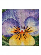 Pansy Cross Stitch Kit Purple/Yellow/Green reviews Pansy Cross Stitch Kit Purple/Yellow/Green