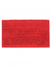 Washable Soft Bathroom Floor Mat Red 70 x 140centimeter
