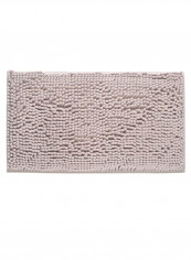 Washable Soft Bathroom Floor Mat Light Camel 70 x 140centimeter
