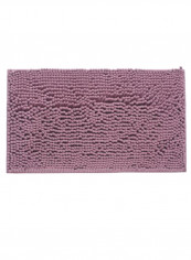 Washable Soft Bathroom Floor Mat Pink 70 x 140centimeter