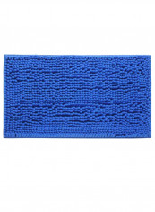 Washable Soft Bathroom Floor Mat Royal Blue 70 x 140centimeter