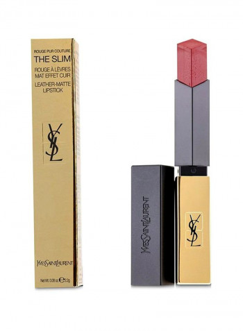 The Slim Leather Matte Lipstick 23 Mystery Red