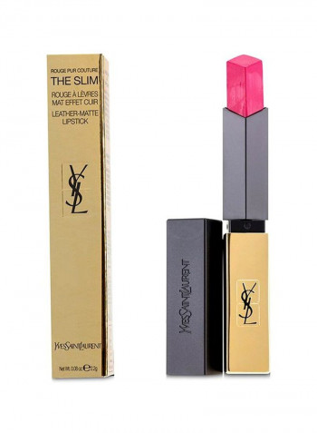 The Slim Leather Matte Lipstick 8 Contrary Fuchsia