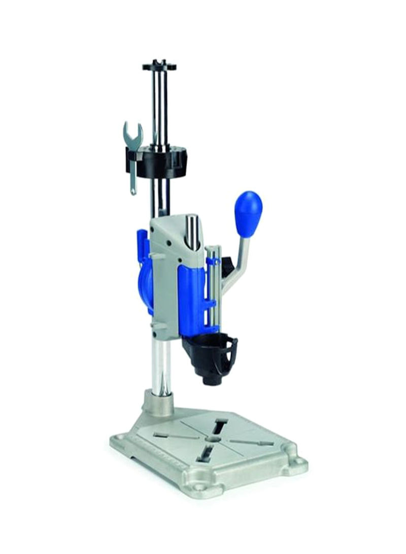 Drill Press With Tool Holder Workstation Silver/Blue/Black