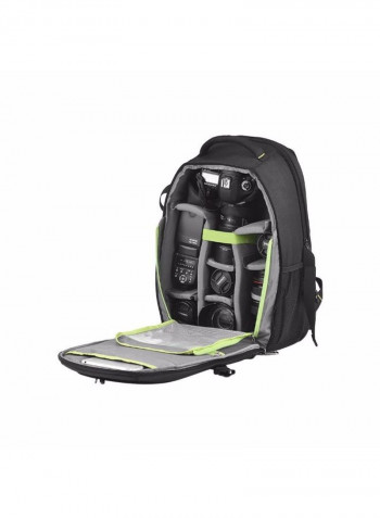 Professional Large Capacity DSLR Camera Backpack Black