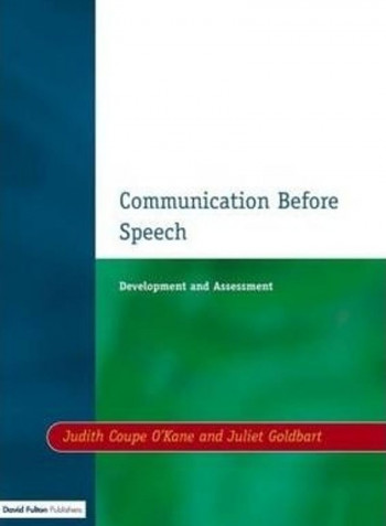 Communication Before Speech Paperback English by Judith Coupe O'Kane