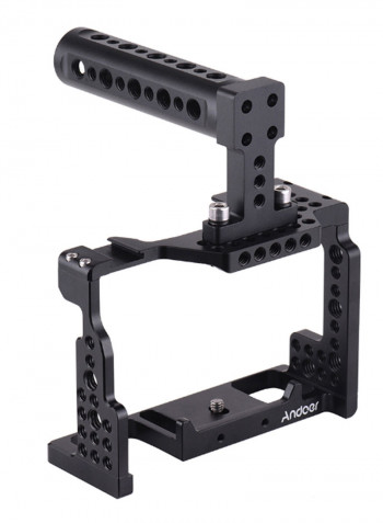 Camera Protector Stabilizer Cage With Top Handle Black