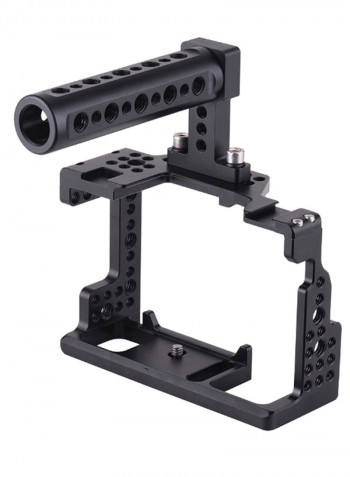 Camera Protector Stabilizer Cage With Top Handle Black