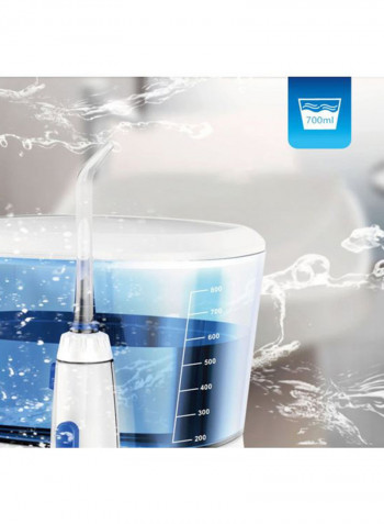Electric Household Oral Irrigator White/Blue 0.5x12.5x21.2cm
