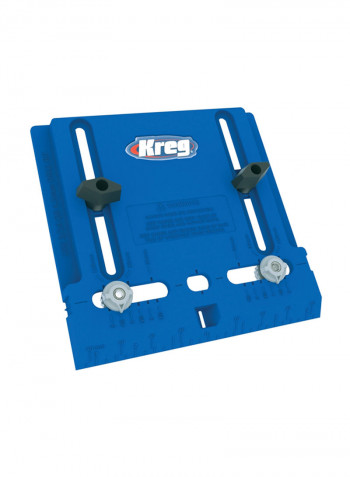 Metric Cabinet Hardware Jig Blue