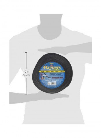 Adhesive Back Magnetic Tape Black