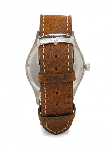 Leather Analog Watch 82463M