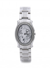 Women's Stainless Steel With Crystal Analog Watch S12553L