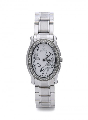 Women's Stainless Steel With Crystal Analog Watch S12553L