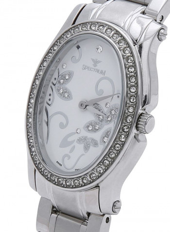 Women's Stainless Steel With Crystal Analog Watch S12553L
