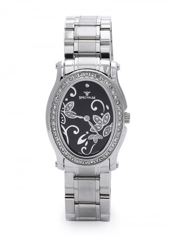 Women's Stainless Steel With Crystal Analog Watch S12553L