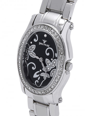 Women's Stainless Steel With Crystal Analog Watch S12553L