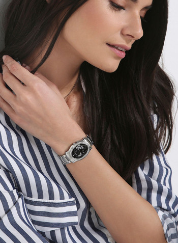 Women's Stainless Steel With Crystal Analog Watch S12553L
