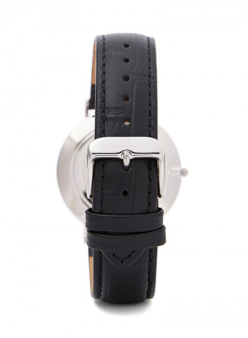 Women's Leather Analog Wrist Watch 82484L-2