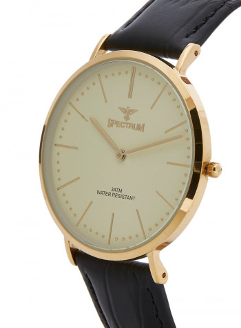 Women's Leather Analog Wrist Watch 82485L-2